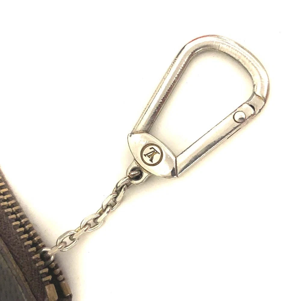Louis Vuitton Monogram Pochette Cles Wallet Coin Purse Brown 8901ET