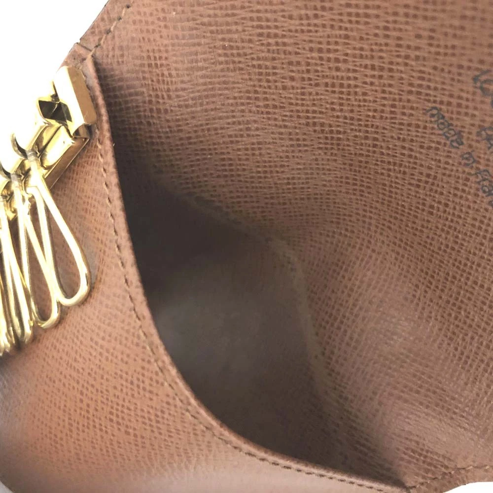 $355 Louis Vuitton Monogram Multicles 6 Ring Key Case Brown CT0969