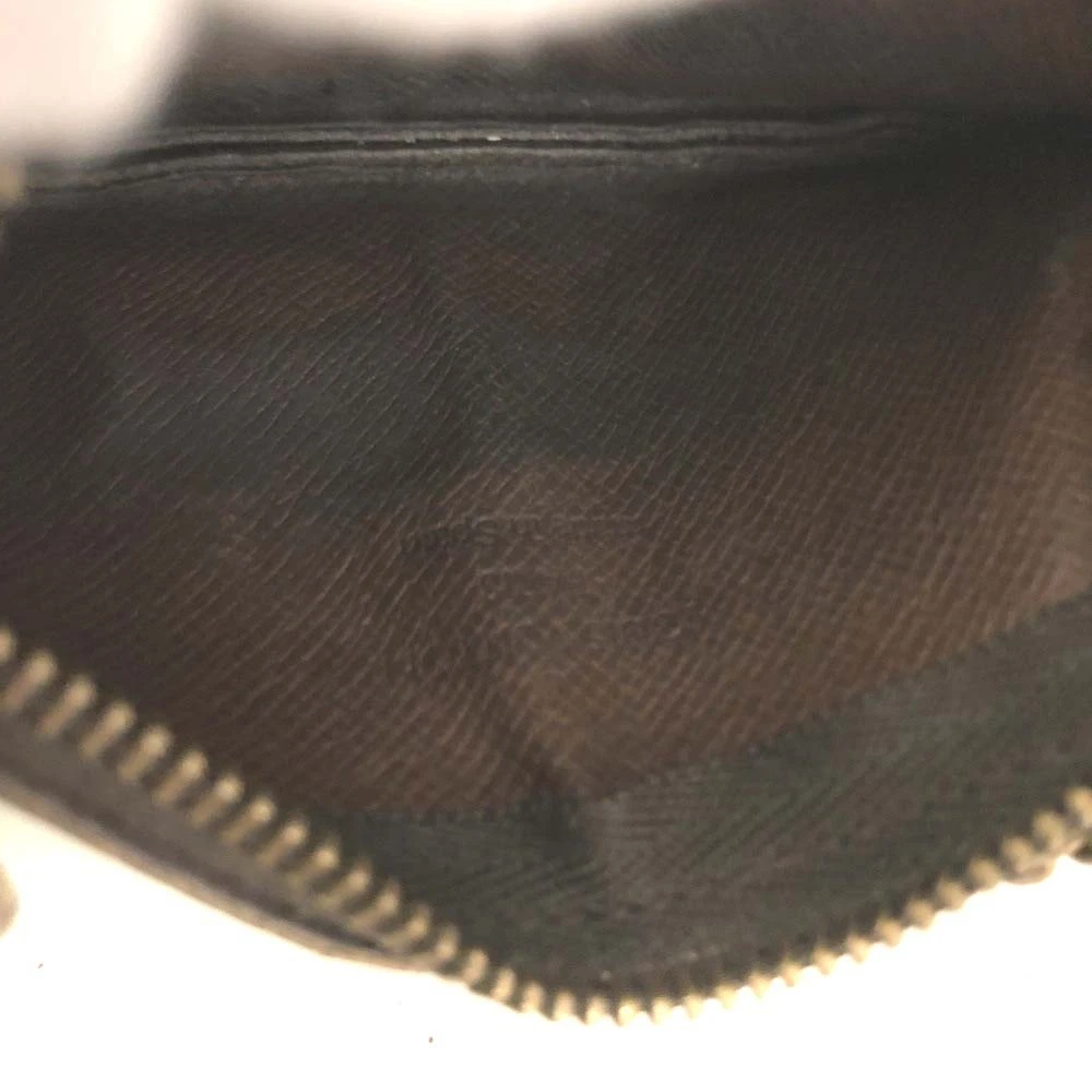 $345 Louis Vuitton Monogram Key Cles Pouch Wallet Coin Purse Brown