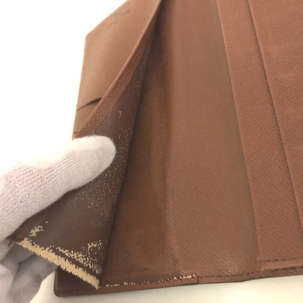 $710 1999 Louis Vuitton Monogram Porte Checkbook Holder Long Wallet MI0919