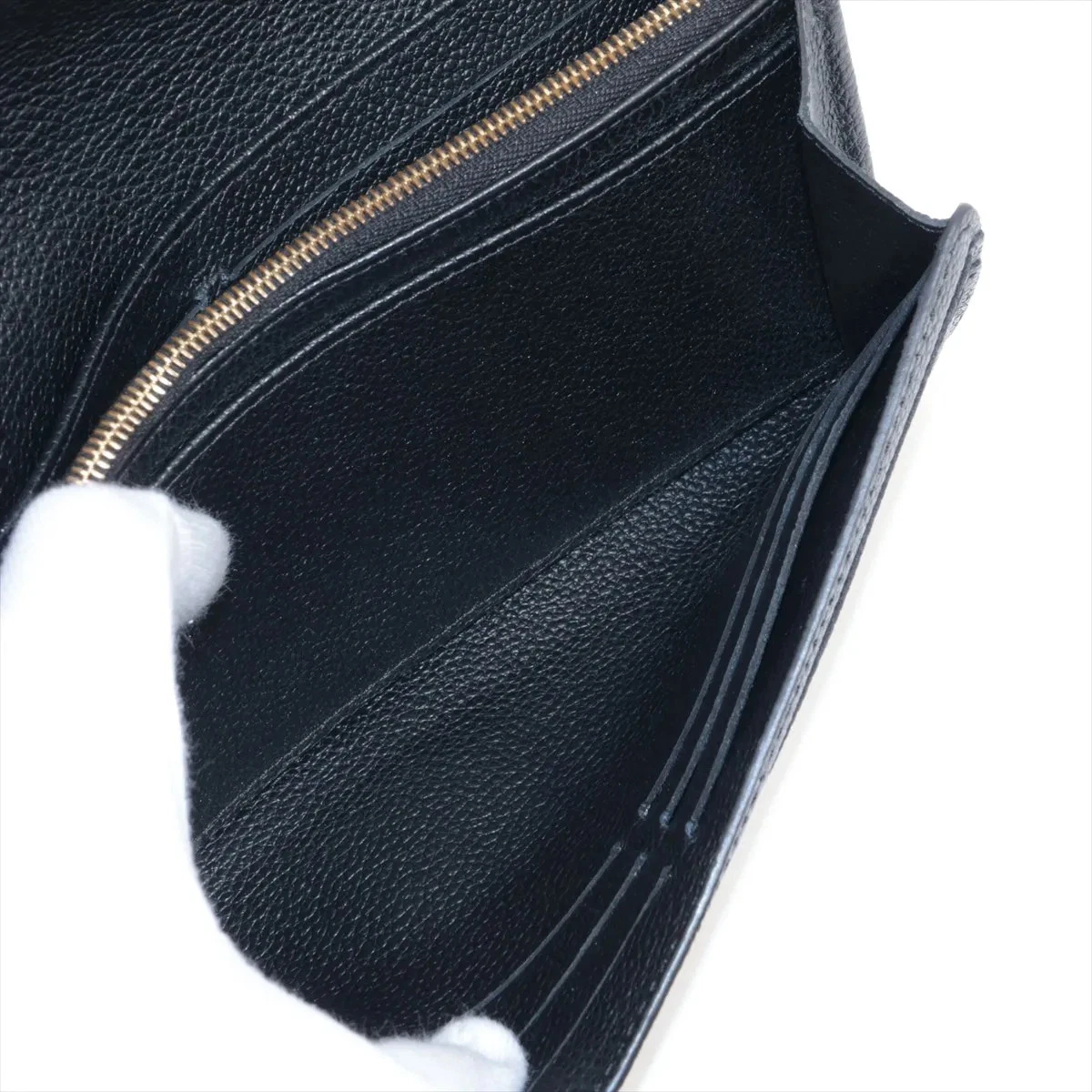 Louis Vuitton Empreinte Portefeuille Sarah M61182 Noir Long Wallet