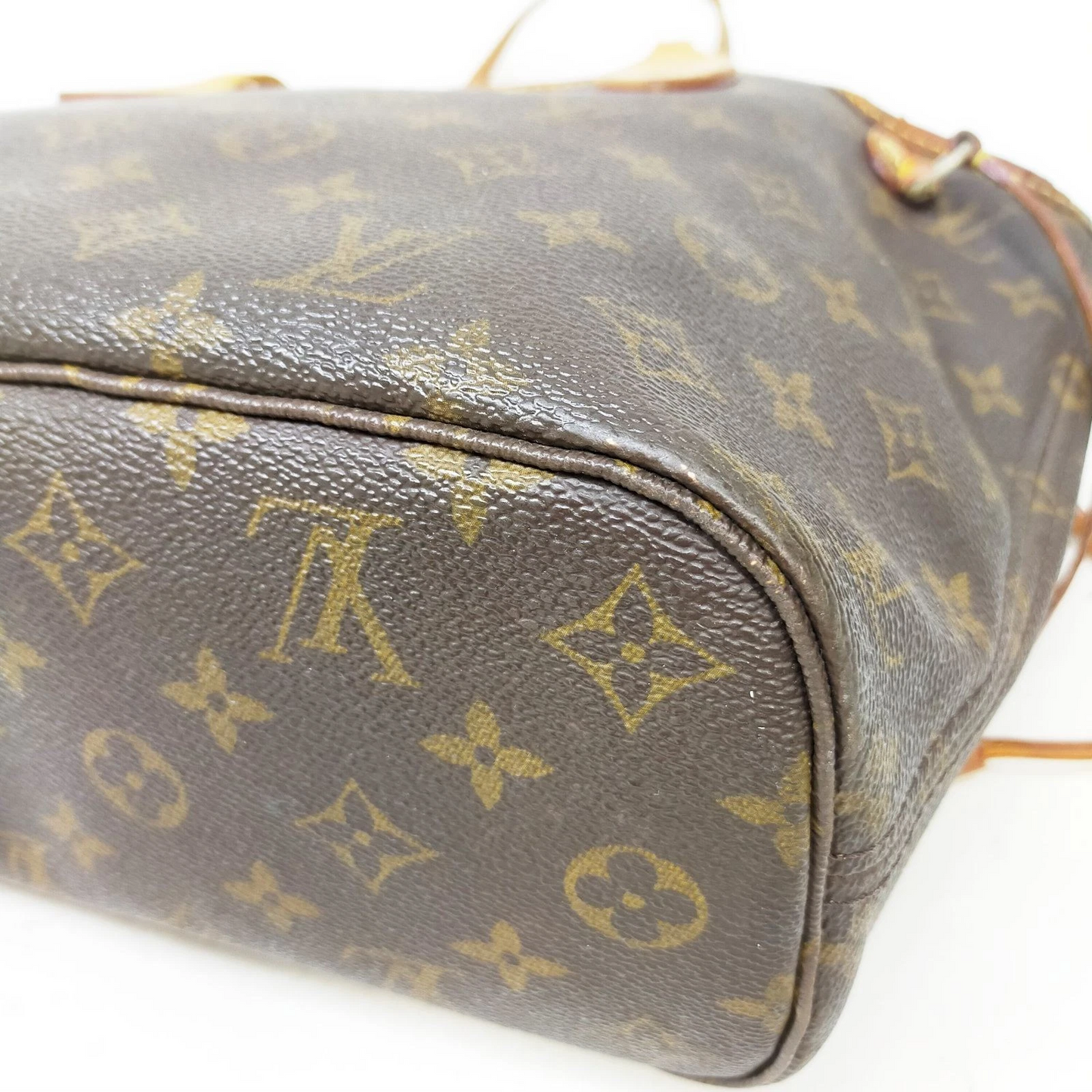 $2100 Louis Vuitton LV Tote Bag Neverfull PM Brown Monogram