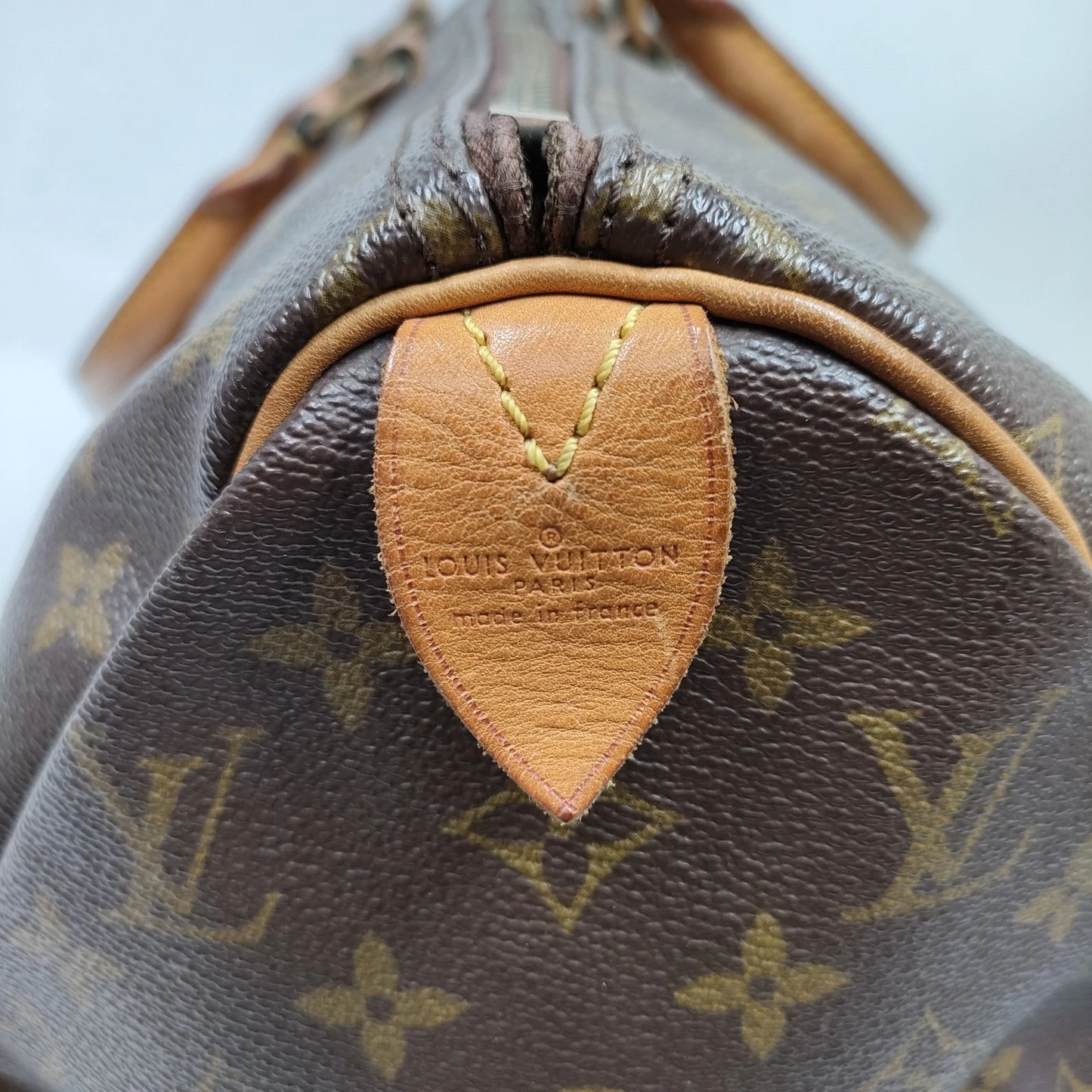 Vintage Louis Vuitton Keepall 45 Boston Bag Brown Monogram France 1089941
