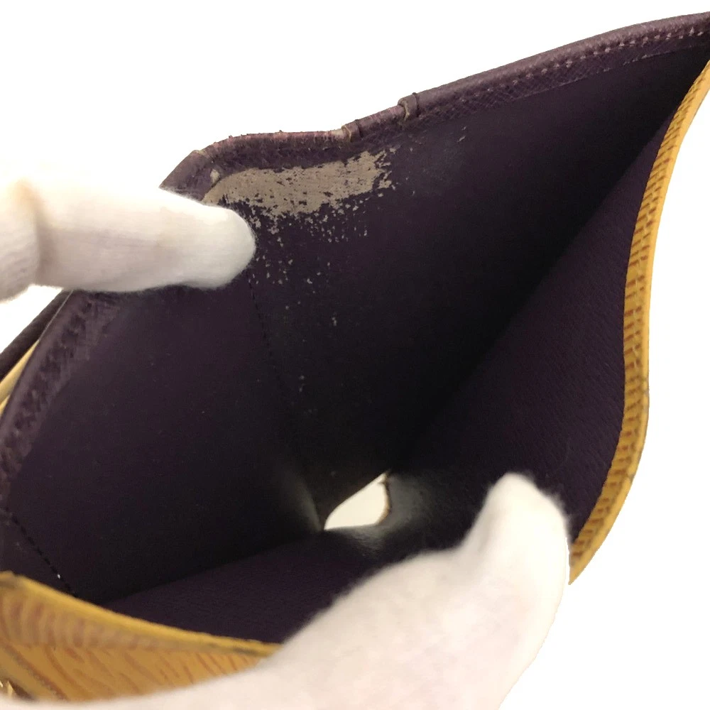 Louis Vuitton Epi Porte Monnaie Billets Viennois Leather Wallet MI1906