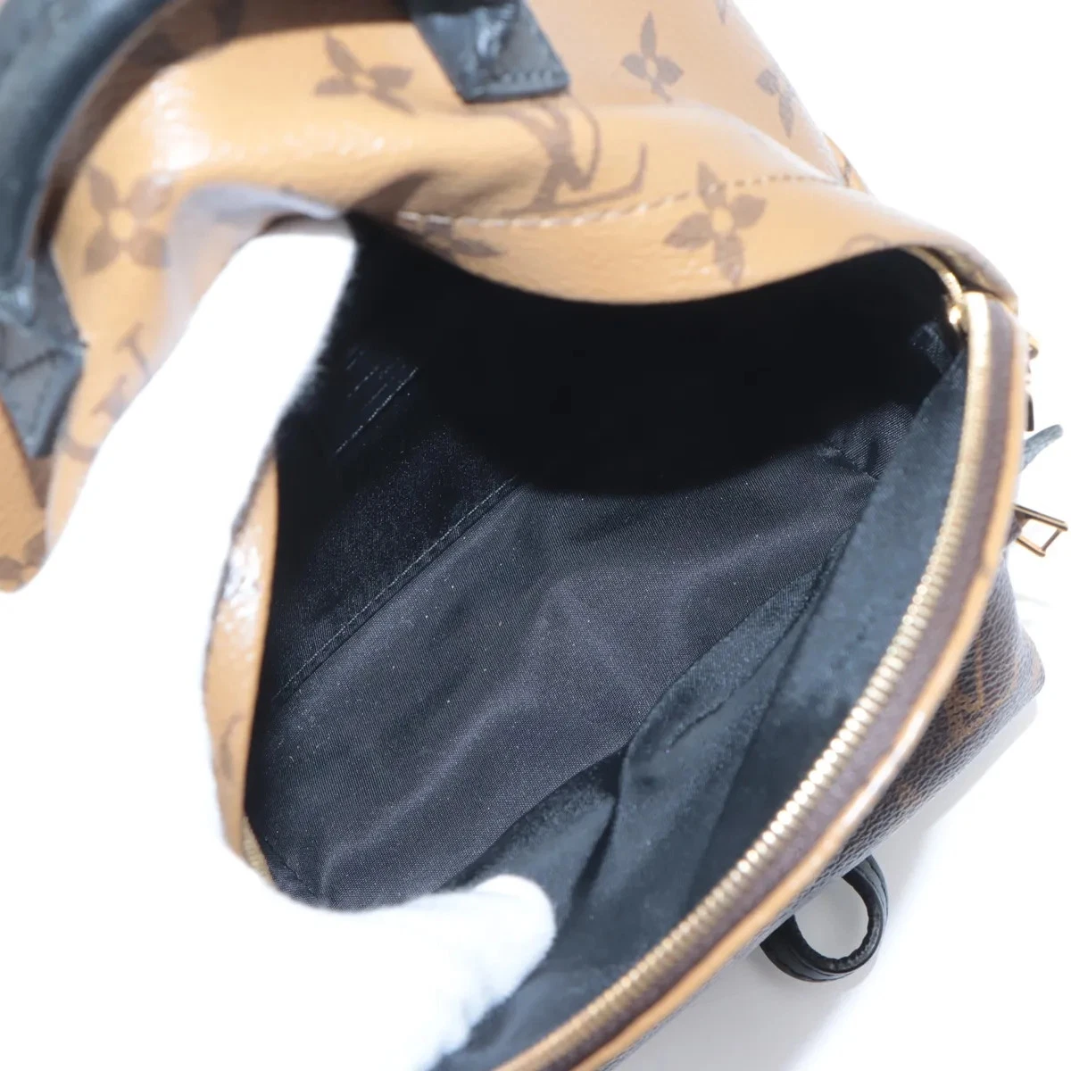 $2770 RFID Louis Vuitton monogram reverse Palm Springs backpack MINI