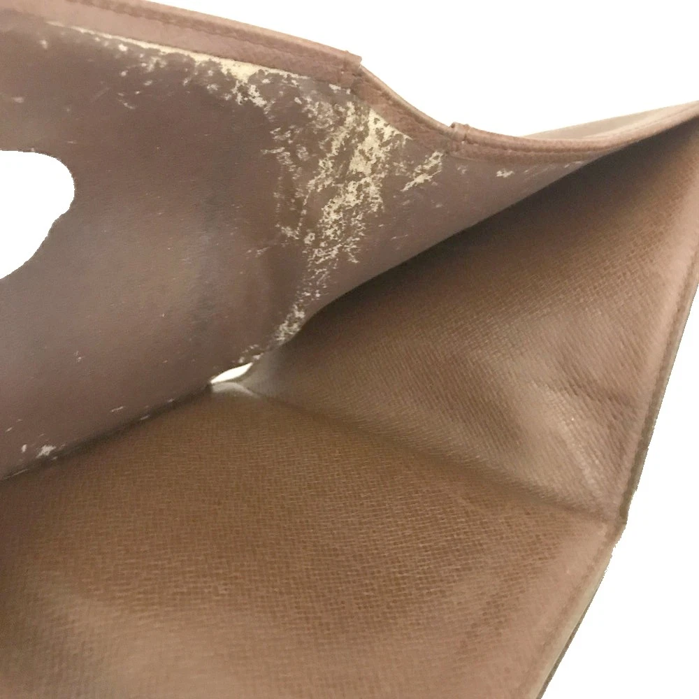 $605 Louis Vuitton Monogram Portefeiulle Elise Trifold Wallet Brown SP0924
