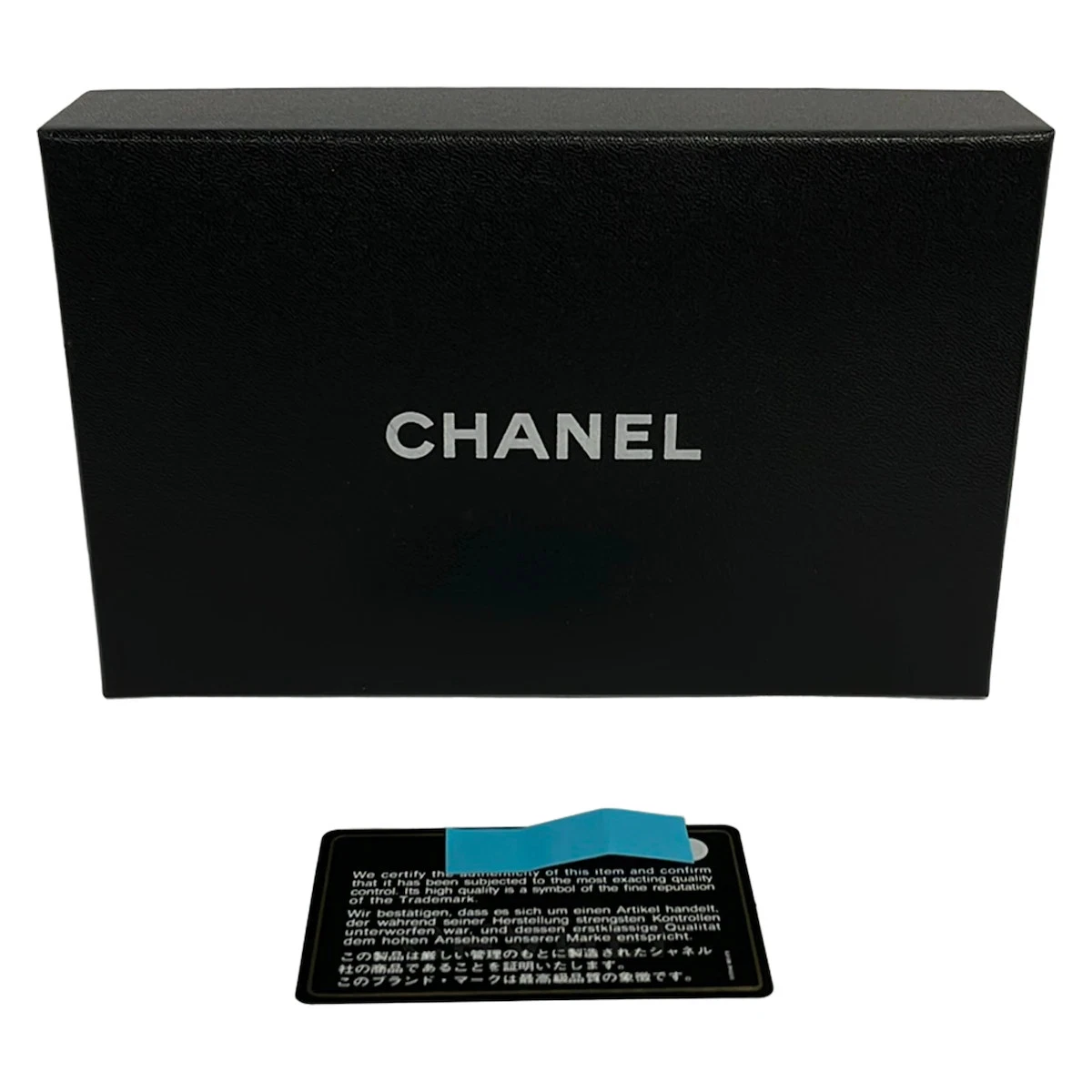 CHANEL A48641 Purple Leather Long Wallet