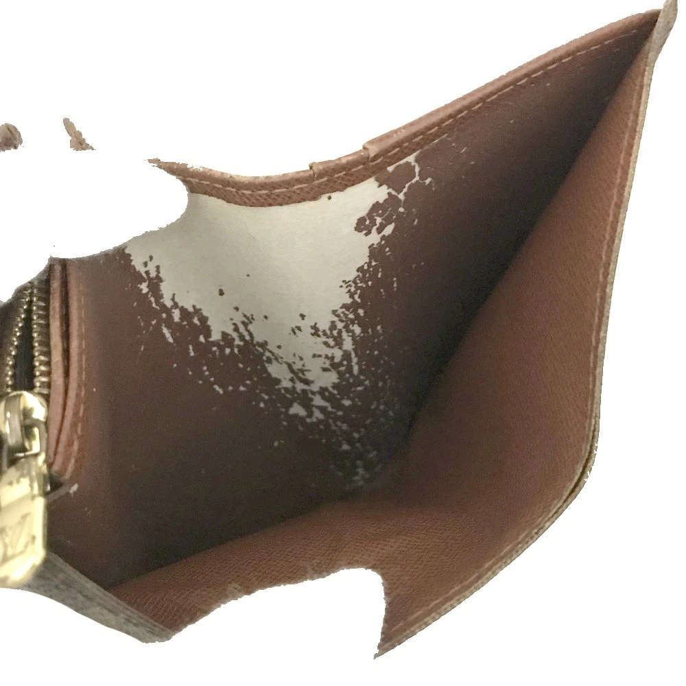 $560 2000 Louis Vuitton Monogram Porte Monnaie Billets Tresor Bifold Wallet CA0040