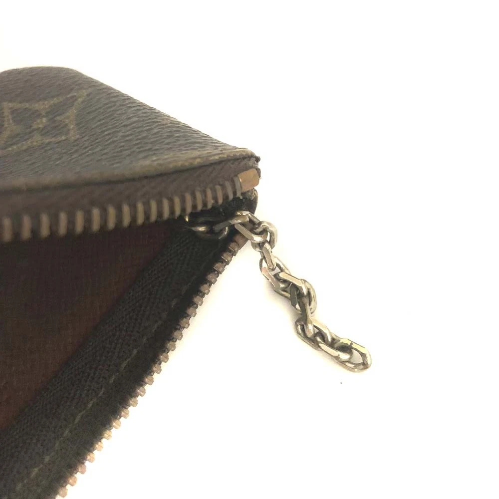 Louis Vuitton Monogram Pochette Cles Wallet Coin Purse Brown/3CH1116