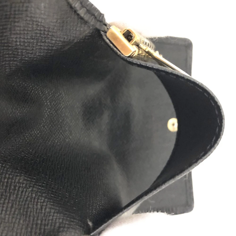 $445 Louis Vuitton Epi Multicles Leather 6 Ring Key Case Black CA0014