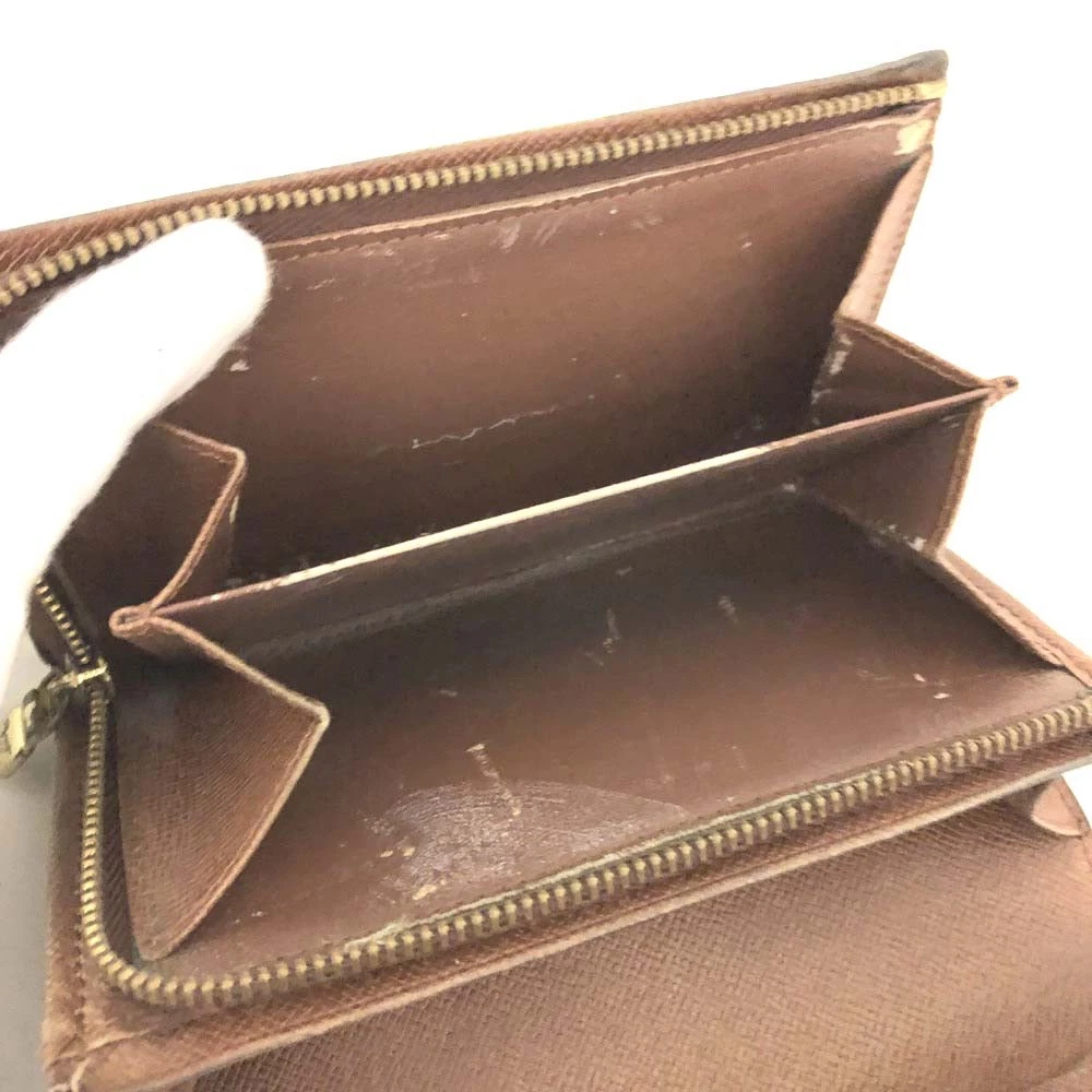 $560 1994 Louis Vuitton Monogram Porte Monnaie Billets Tresor Bifold Wallet RA0934