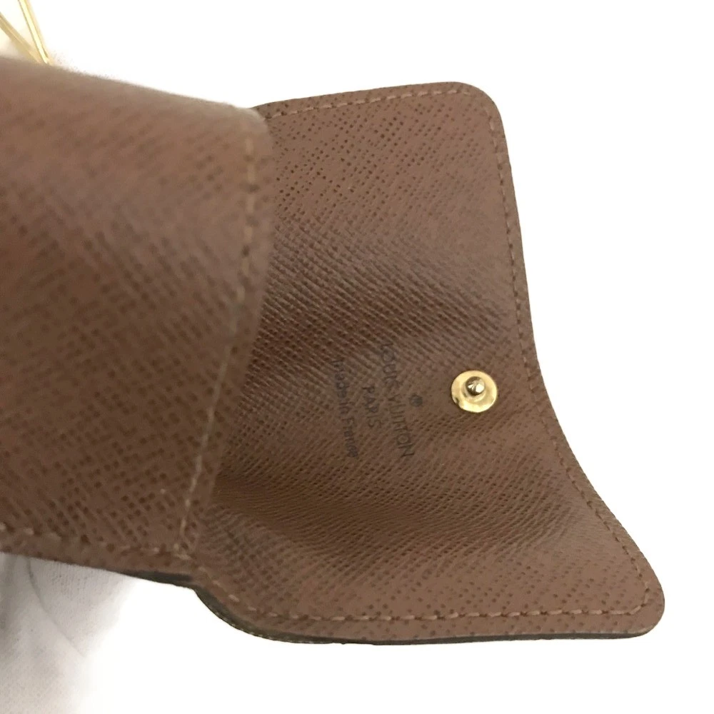 $345 Louis Vuitton Monogram Multicles 4 Ring Key Case Brown