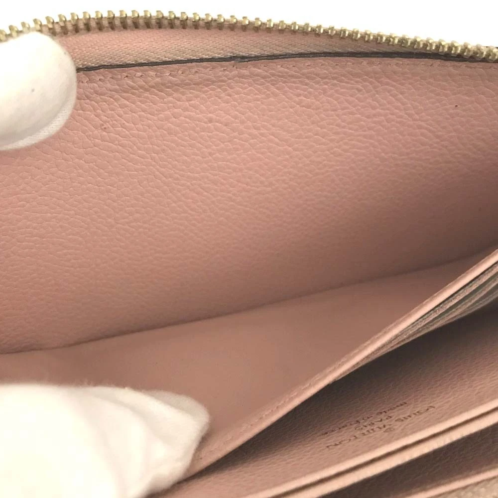 $1140 2019 Louis Vuitton Monogram Empreinte Leather Zippy Zip Around Wallet SP1149