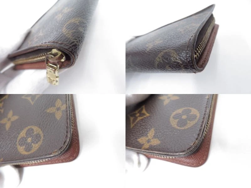 $915 2004 LOUIS VUITTON Monogram Porte-Monnaie Zippy Wallet CA0034