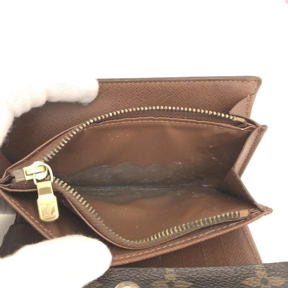 Louis Vuitton Monogram Portefeiulle Alexandra Trifold Wallet Brown CA1100