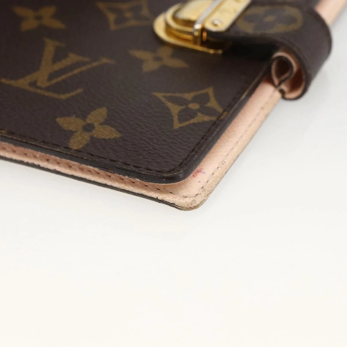 $650 2006 LOUIS VUITTON Monogram Koala Small Ring Agenda Cover Rose CA0076