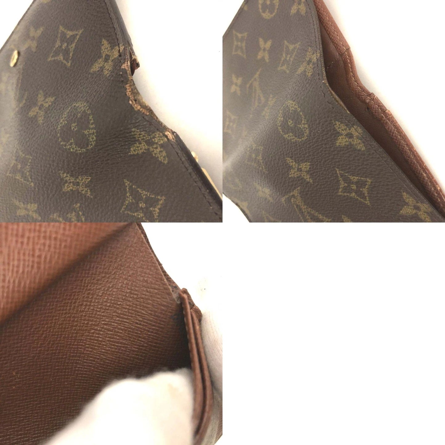 Louis Vuitton Monogram Porte Monnaie Billets Viennois Bifold Wallet MI0032