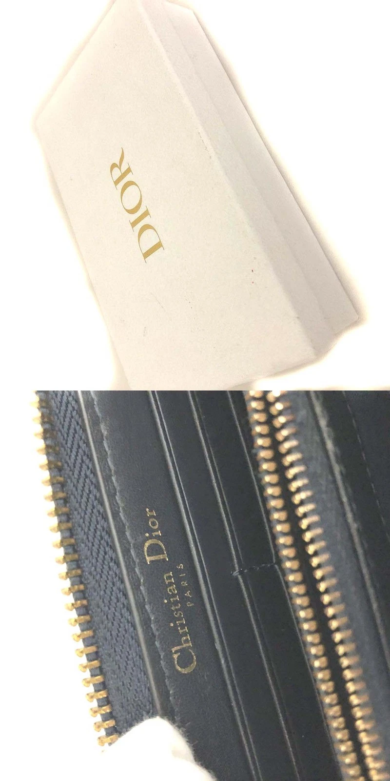 Christian Dior Oblique Trotter Canvas Zip Around Long Wallet