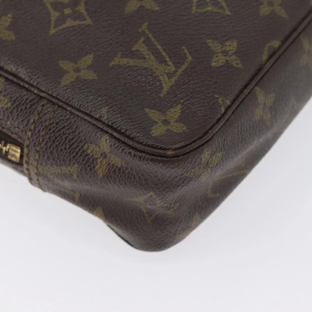 $600 1984 LOUIS VUITTON Monogram Trousse Toilette 23 Clutch Bag 841