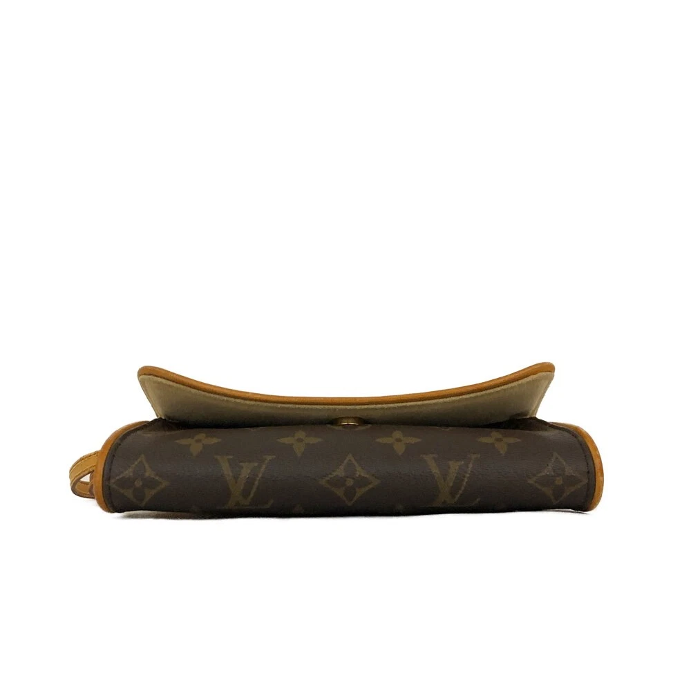 $630 1999 Louis Vuitton Monogram Pochette Twin PM Shoulder Bag Pouch (SD1909)