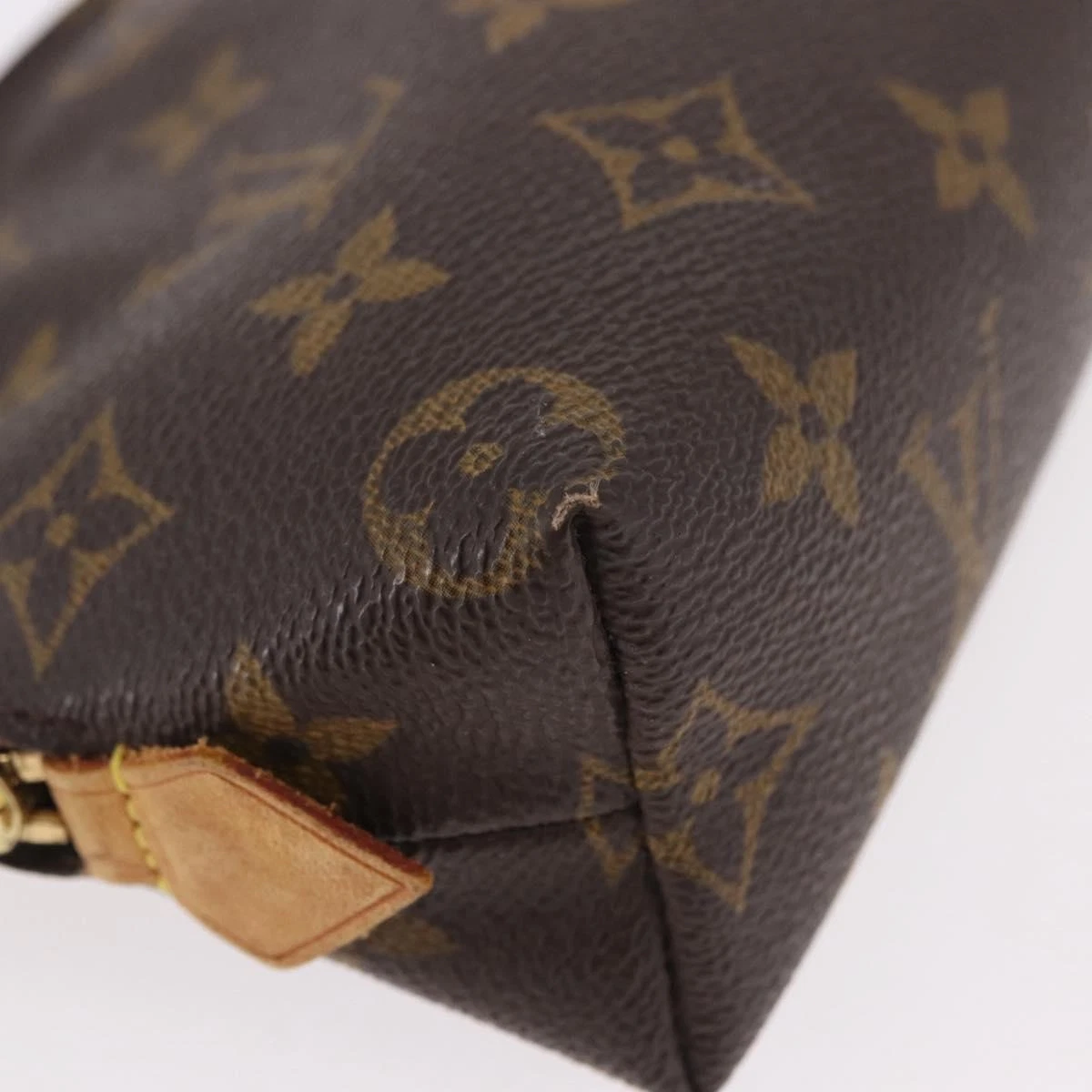 LOUIS VUITTON Monogram Pochette Cosmetic PM Pouch M43998 LV Auth 188189