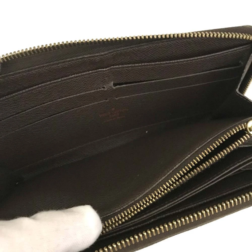 $915 2014 Louis Vuitton Damier Ebene Zippy Wallet CA3174