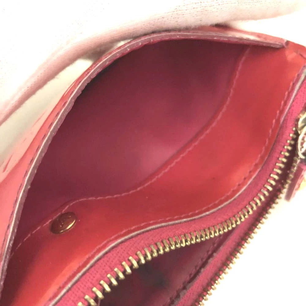 Louis Vuitton Monogram Vernis Pochette Cles NM Wallet Coin Purse CA5008