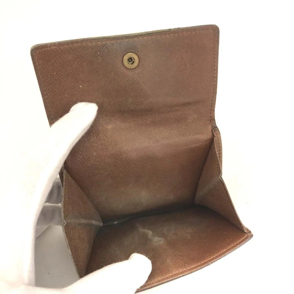 Louis Vuitton Monogram Portefeiulle Elise Trifold Wallet Brown TH0945