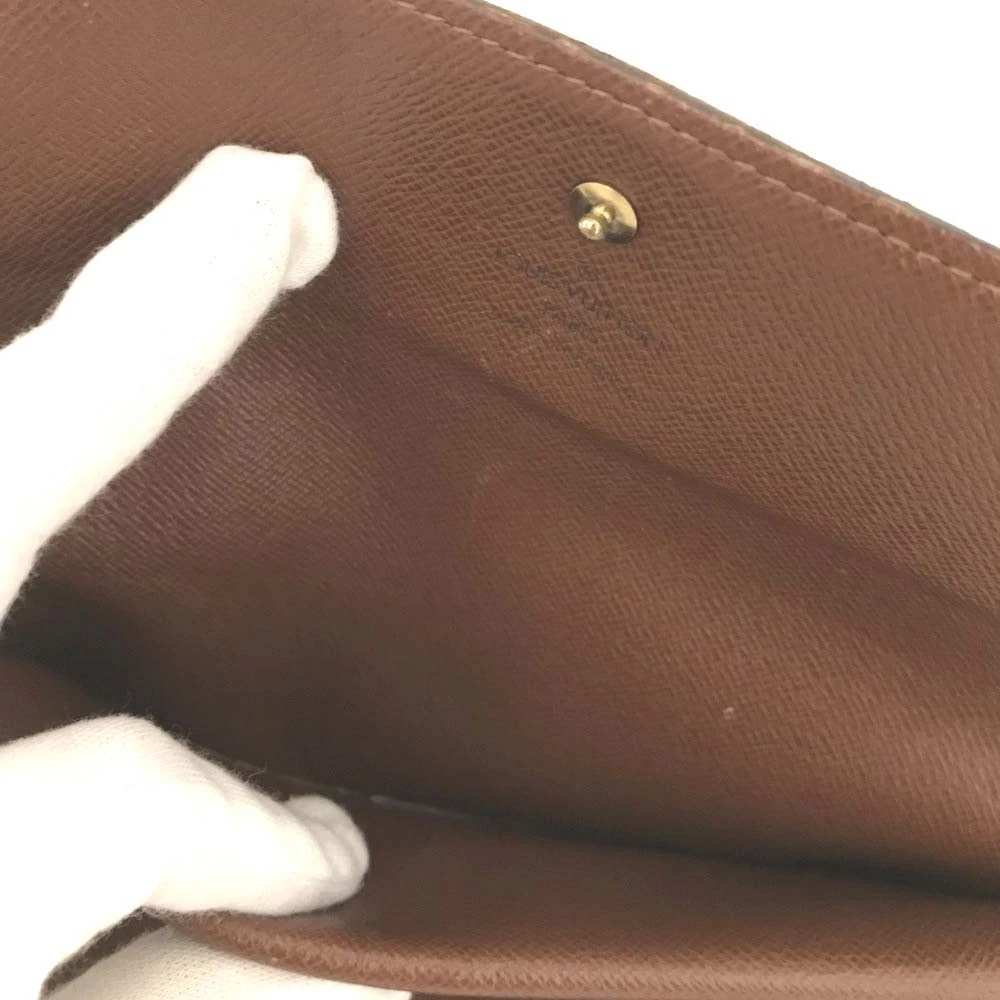 Louis Vuitton Monogram Porte Tresor International Long Wallet Brown TH1909