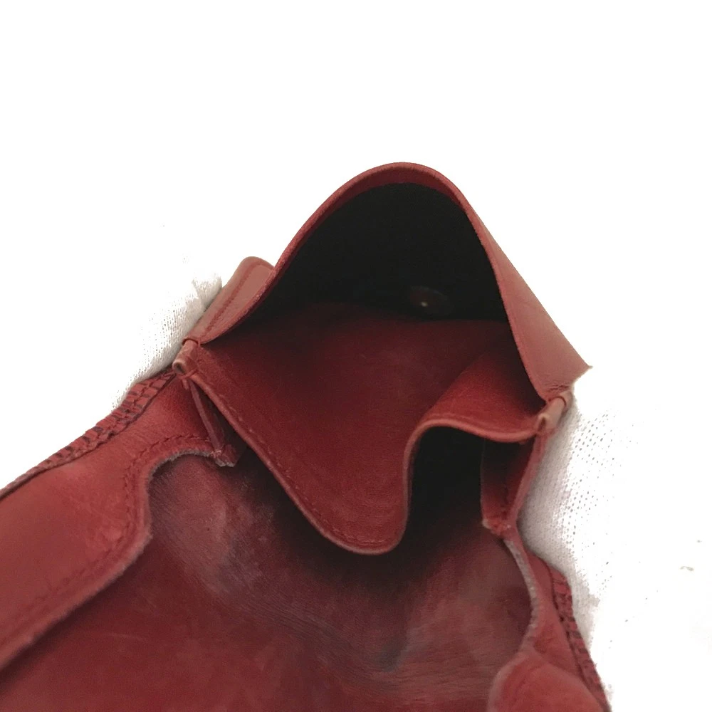 $480 1980s LOUIS VUITTON Epi Porte Monnaie Simple Red