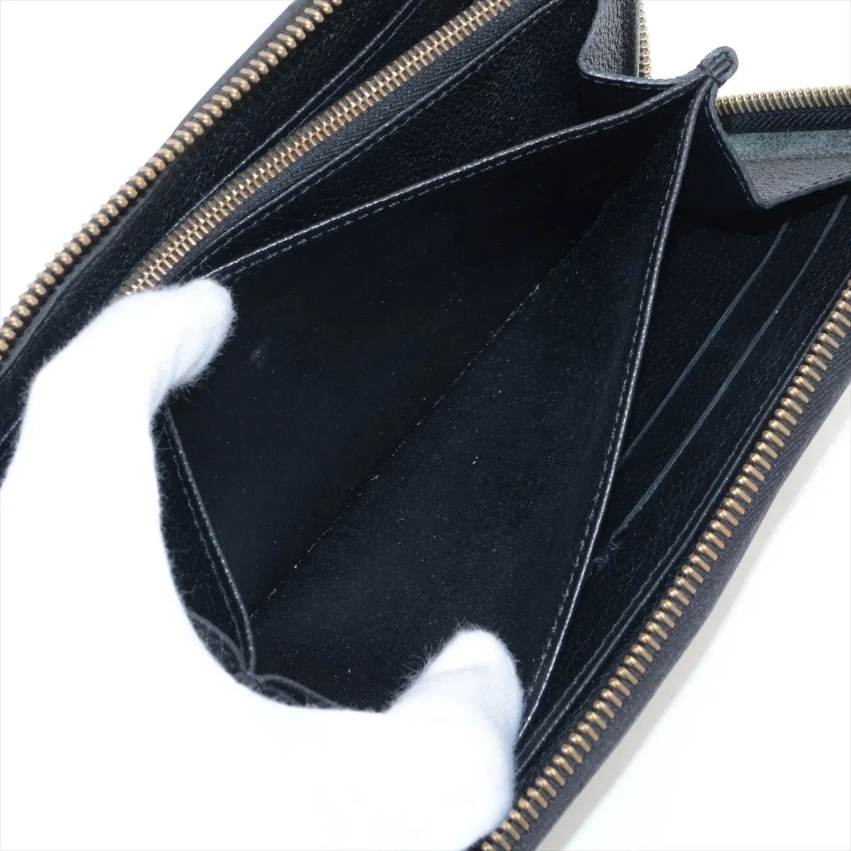 Louis Vuitton Empreinte Zippy Wallet M61864 Noir Zip Round Wallet