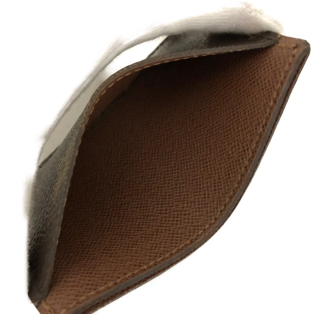 EGA Louis Vuitton Monogram Porte Cartes Sample Card Case Brown/6CG0962