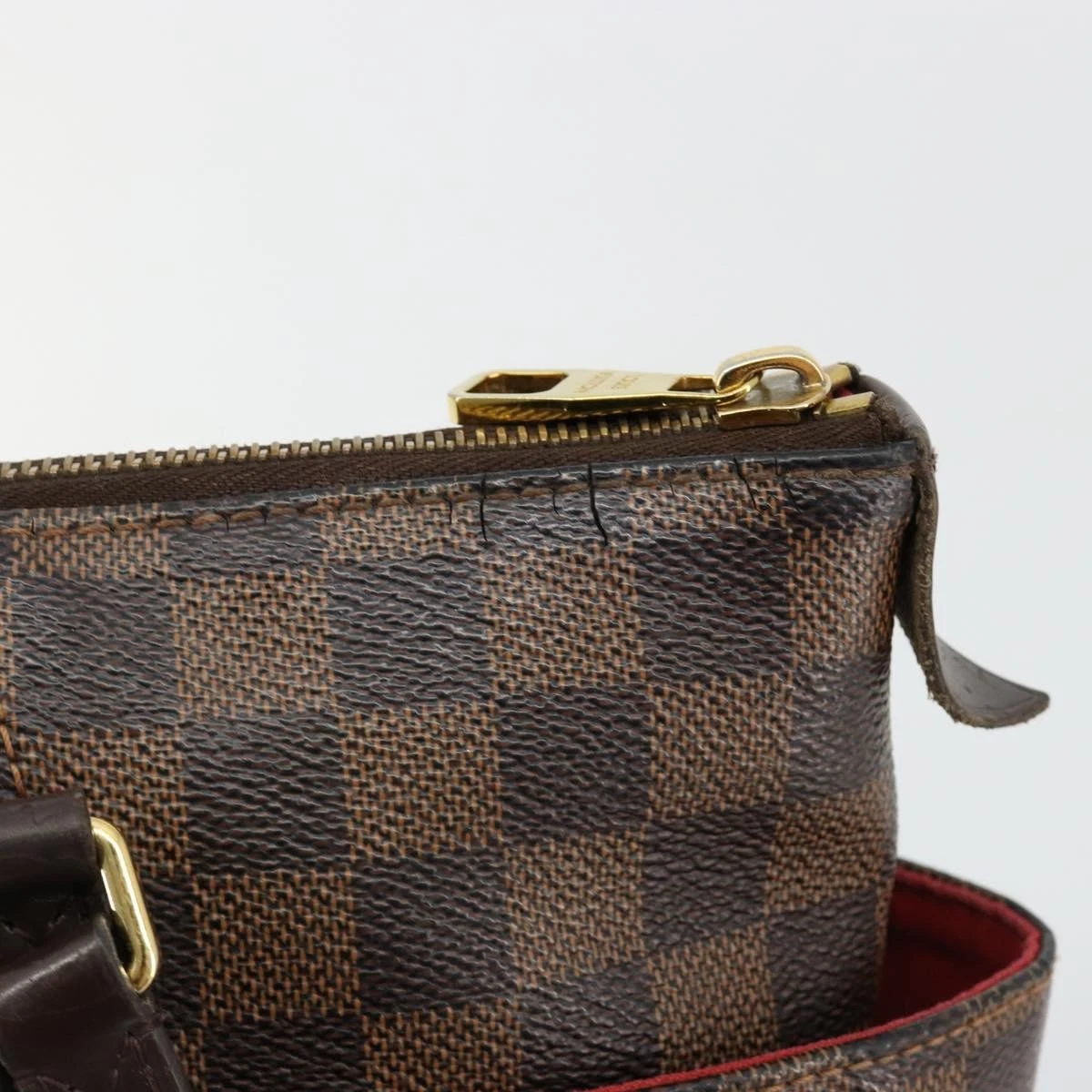 $1,350 2014 Louis Vuitton Damier Ebene Totally PM Tote Bag TJ2104
