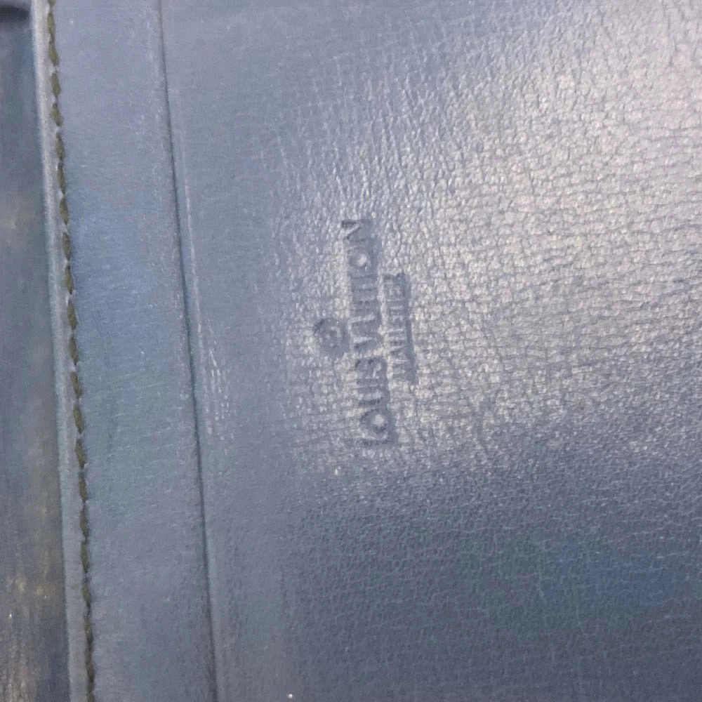 $450 Louis Vuitton Epi Coin Purse Wallet Blue