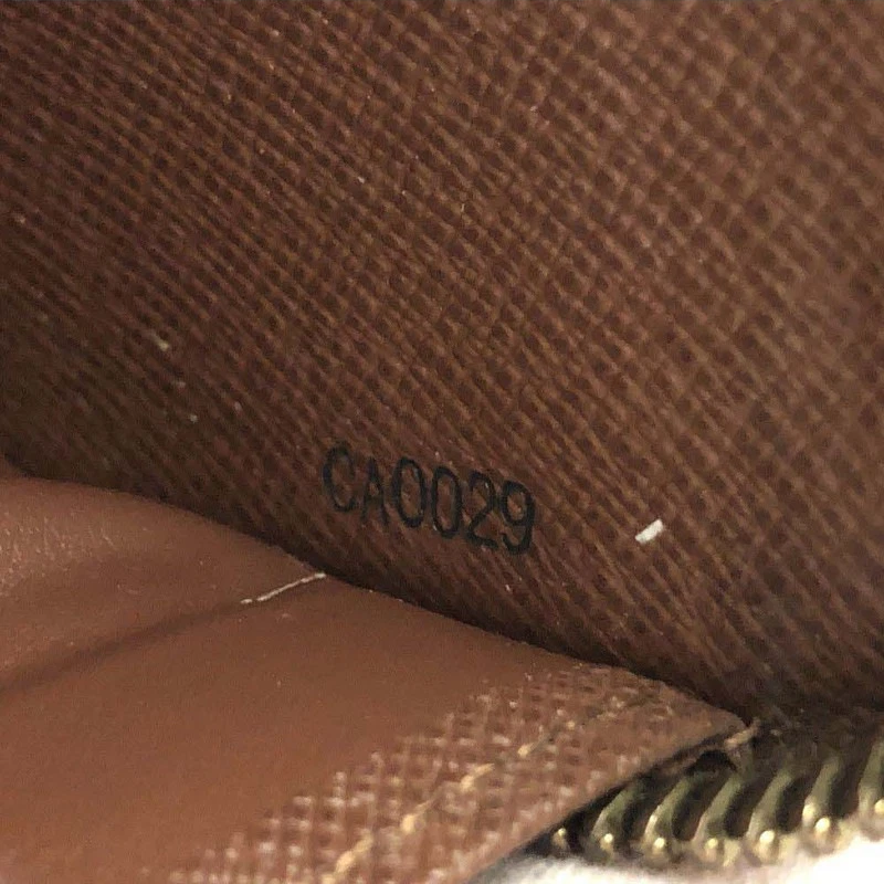 $915 2009 Louis Vuitton Monogram Zippy Zip Around Long Wallet Brown CA0029