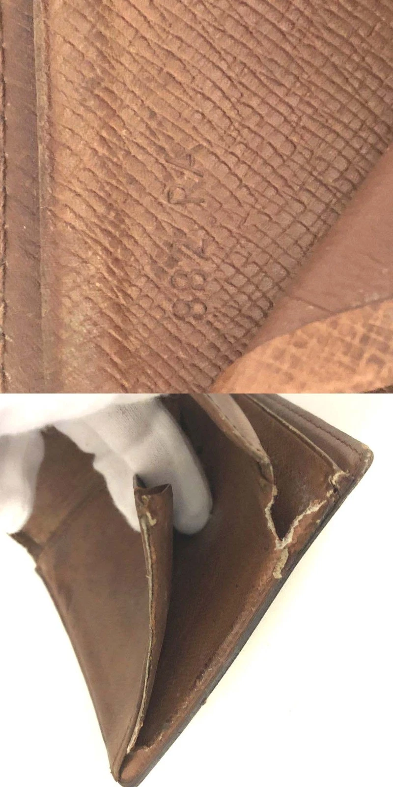 $515 1988 Louis Vuitton Monogram Marco Wallet 882RA