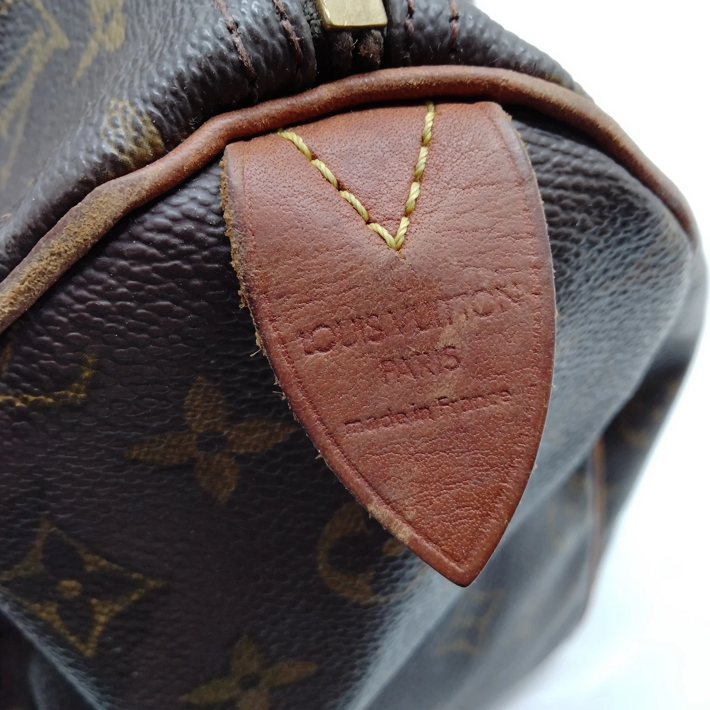 $1730 2002 Louis Vuitton Monogram Speedy 35 TH0092