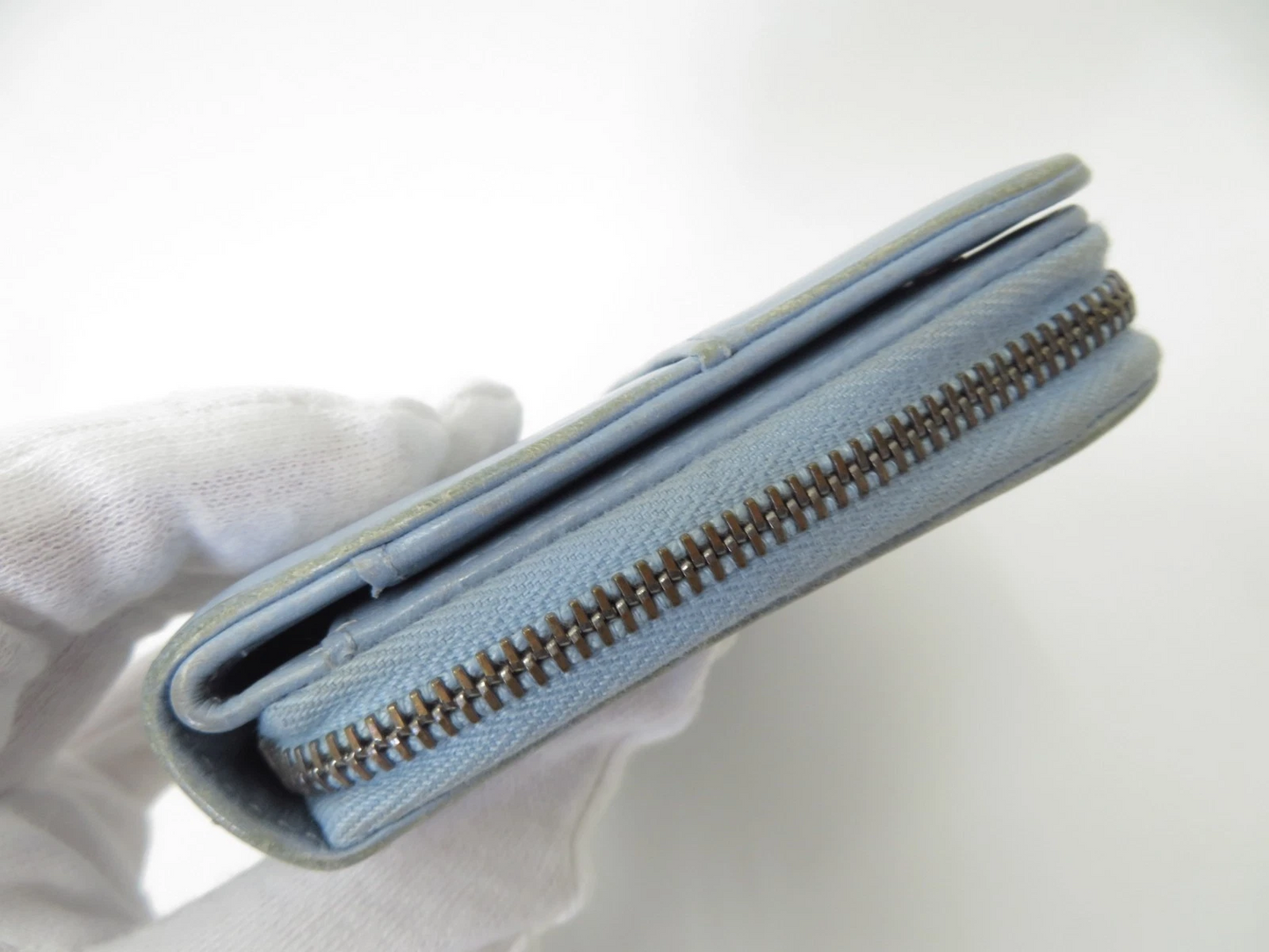 CHANEL CC Matelasse Lambskin Zip Around Zippy Long Wallet