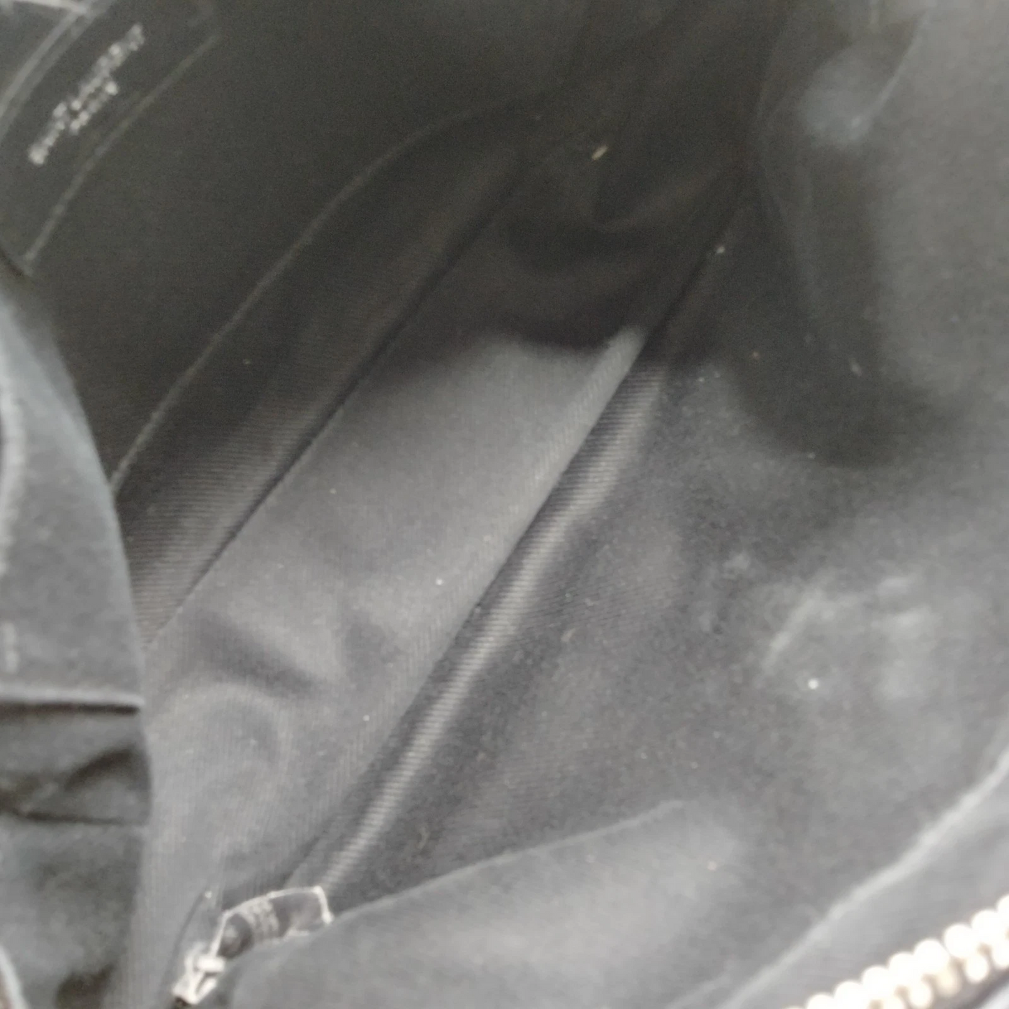 $1690 Saint Laurent Mini Lou Camera Bag Monogram Shearling Black