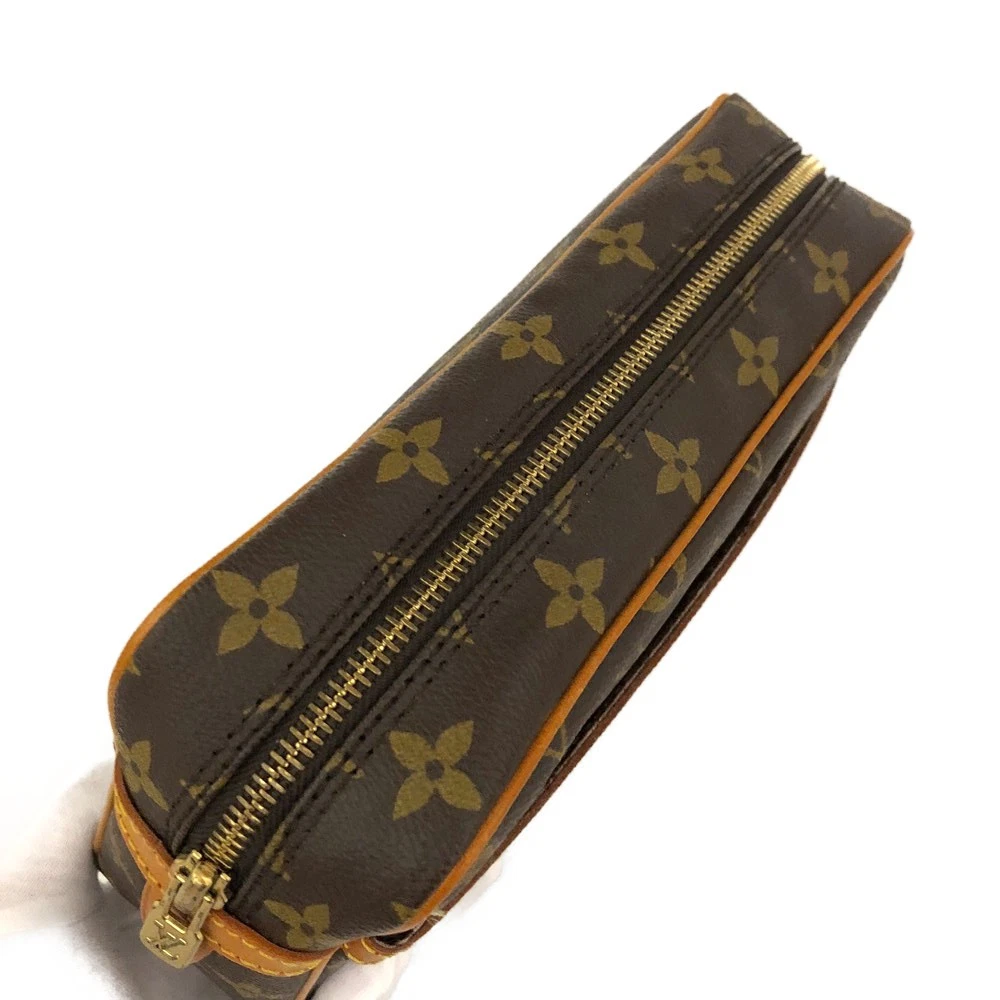 EGA Louis Vuitton Monogram Compiegne 23 Clutch Hand Bag Brown/8CG0548