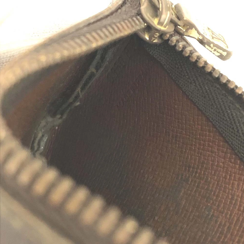Louis Vuitton Monogram Pochette Cles Wallet Coin Purse Brown/3CH1116