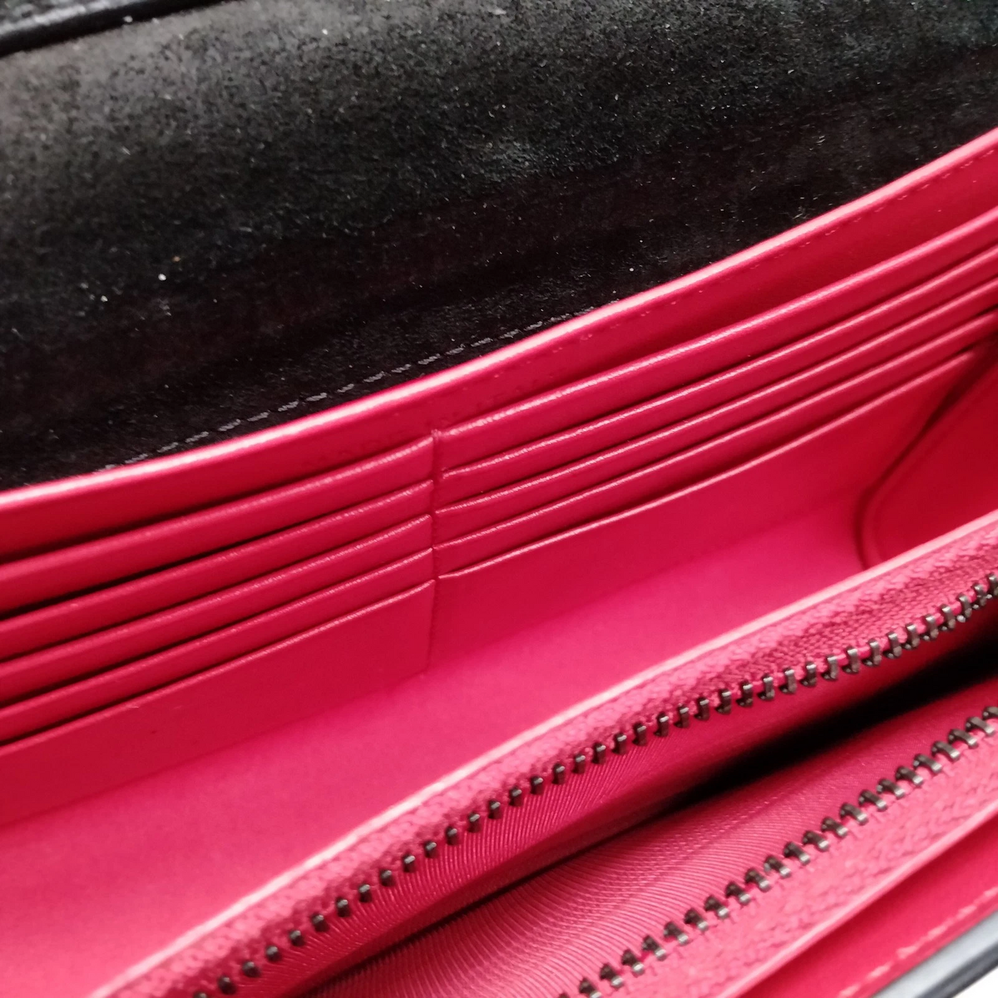 $1590 Christian Louboutin Paloma black sequin clutch
