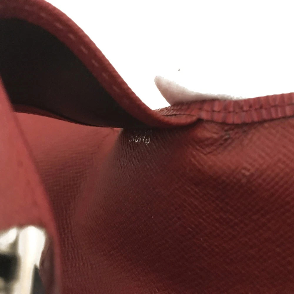 $345 Louis Vuitton Epi Multicles Leather 4 Ring Key Case Red CA1015