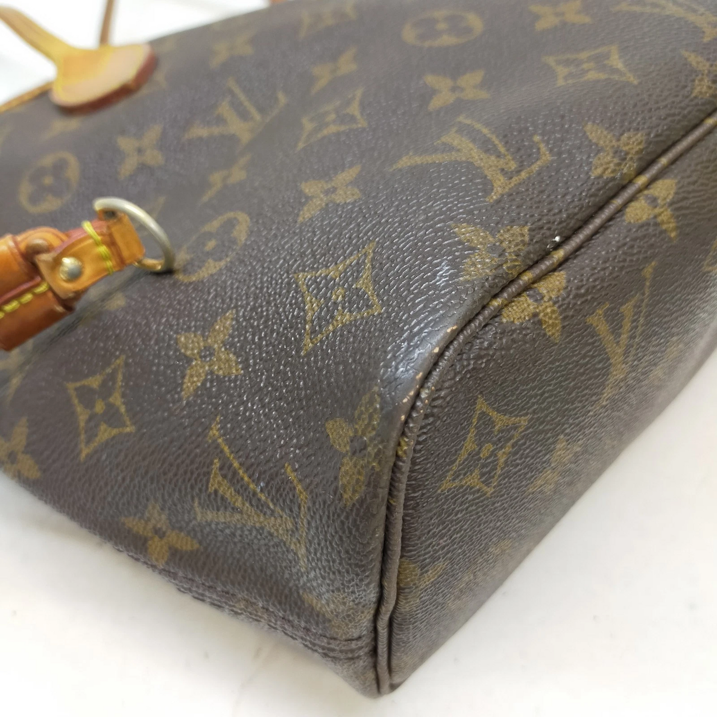 $2100 Louis Vuitton LV Tote Bag Neverfull PM Brown Monogram