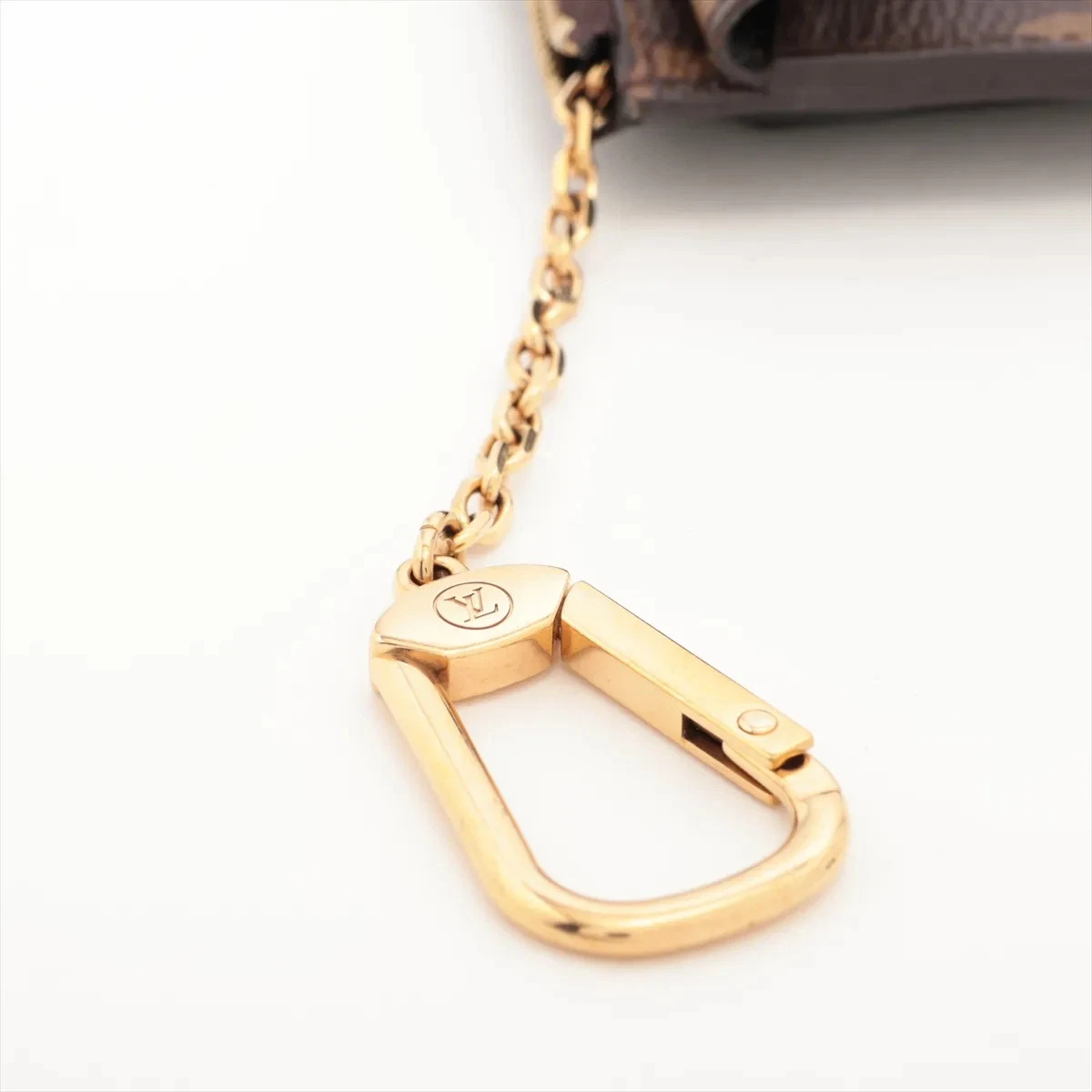 Louis Vuitton Monogram Porto Cartolecto Verso M69431 Black × Brown Coin Purse Th