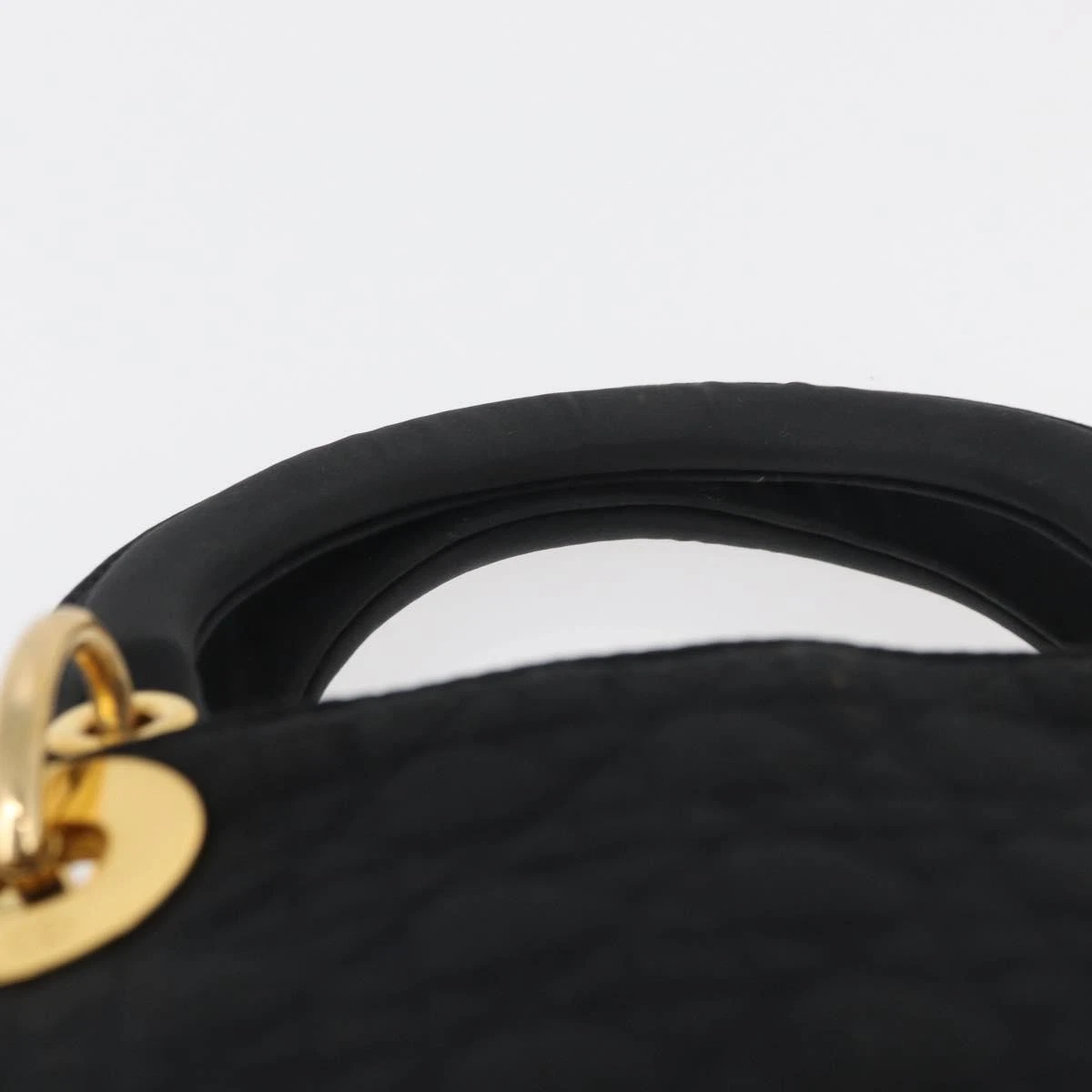 $5100 Dior Nylon Cannage Medium Lady Dior Black