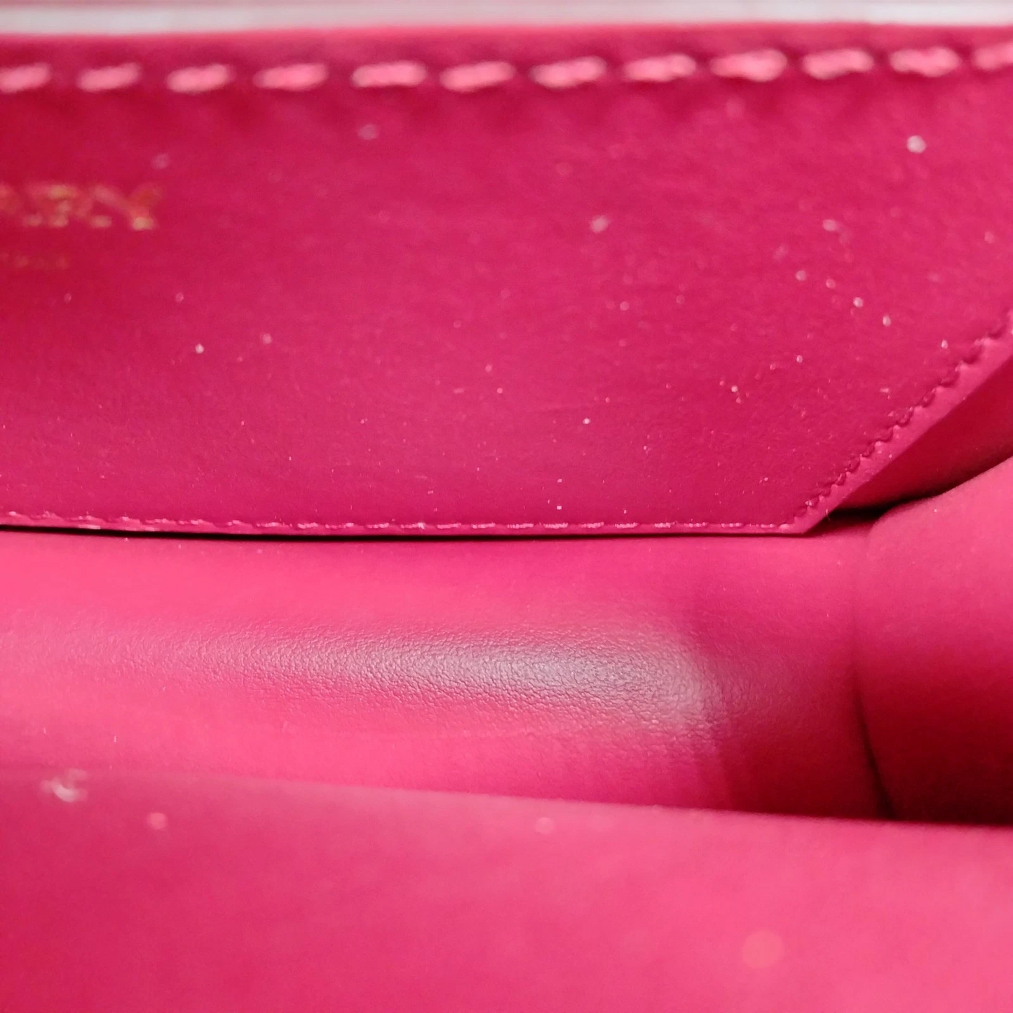 Burberry Shoulder Bag Red Leather