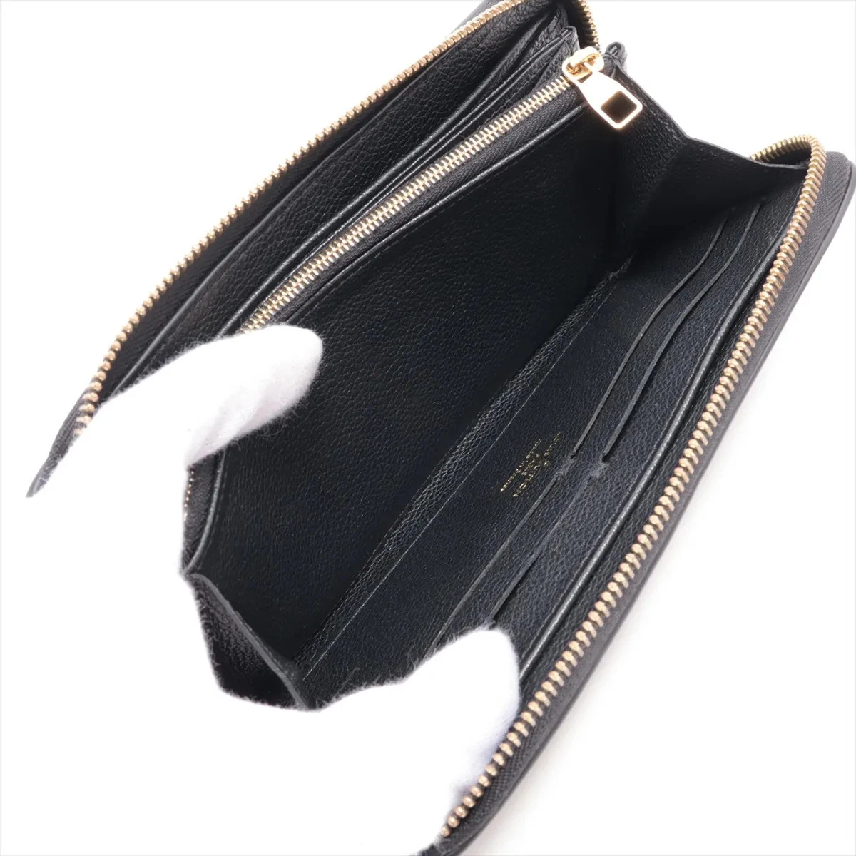 Louis Vuitton Empreinte Zippy Wallet M61864 Noir Zip Round Wallet