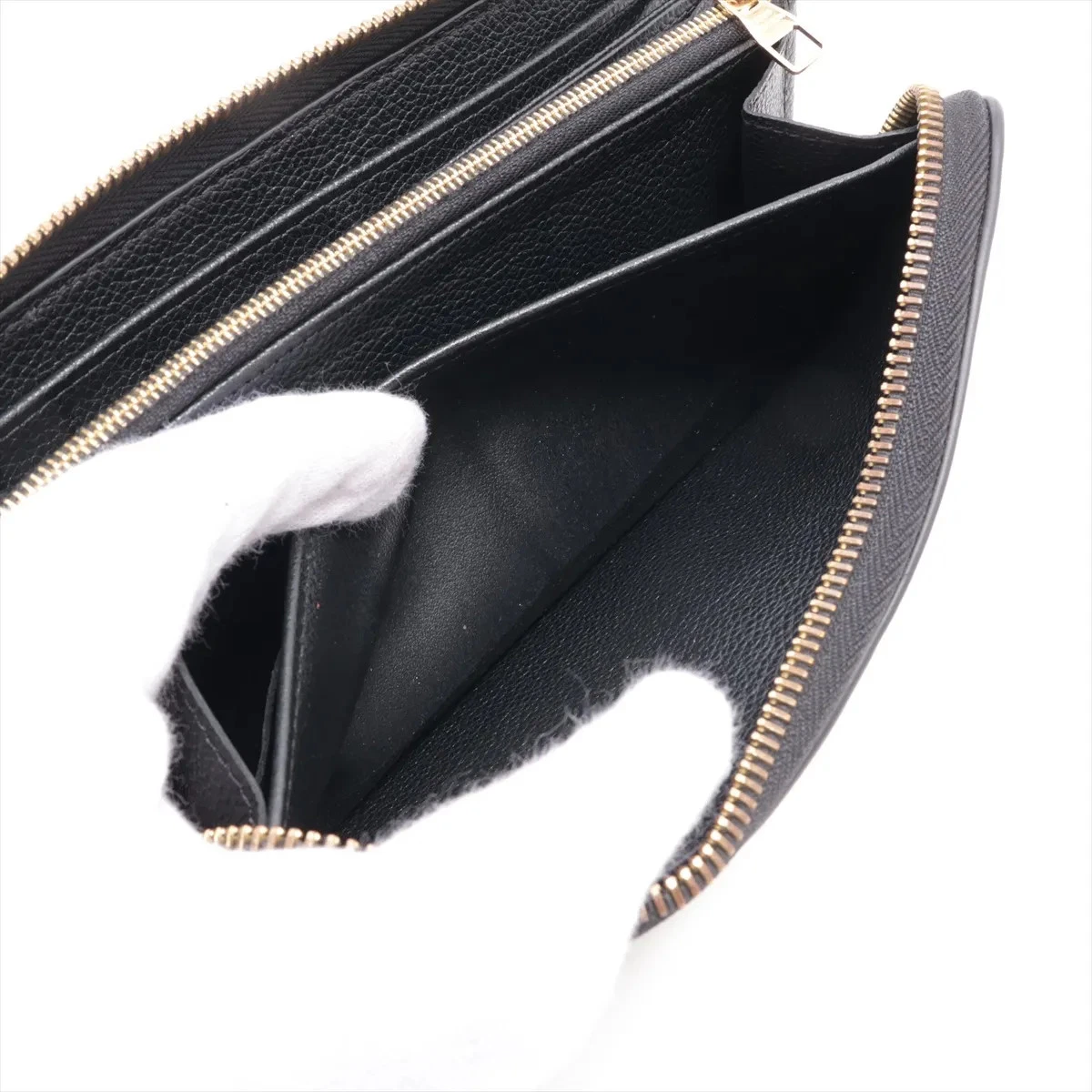 Louis Vuitton Empreinte Zippy Wallet M61864 Noir Zip Round Wallet