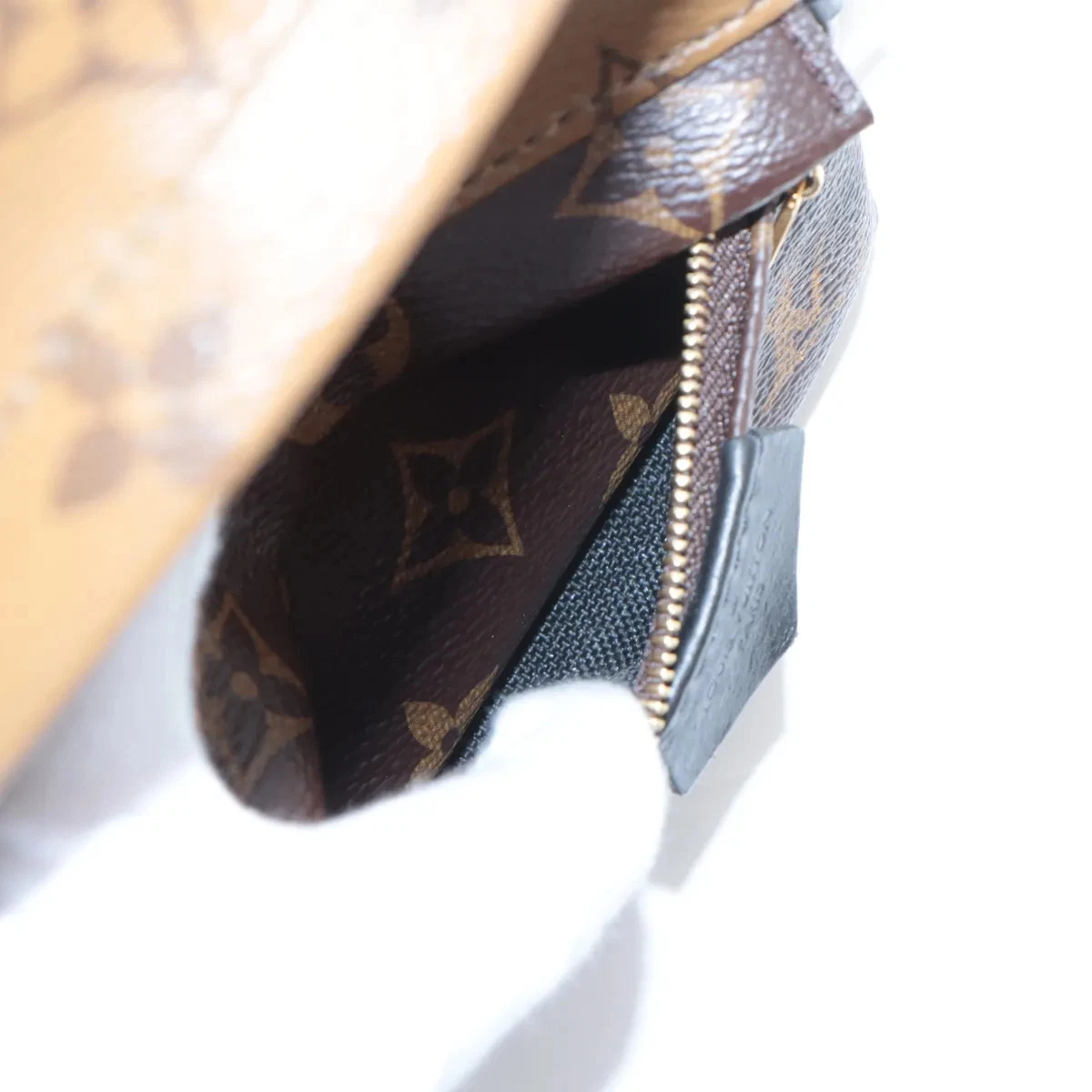 $2770 RFID Louis Vuitton monogram reverse Palm Springs backpack MINI